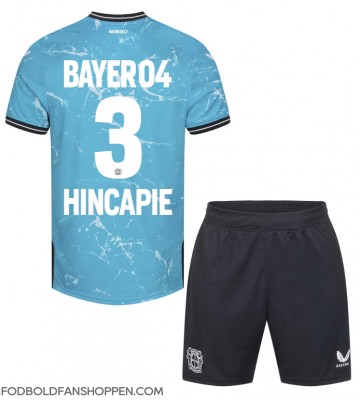 Bayer Leverkusen Piero Hincapie #3 Tredjetrøje Børn 2023-24 Kortærmet (+ Korte bukser)